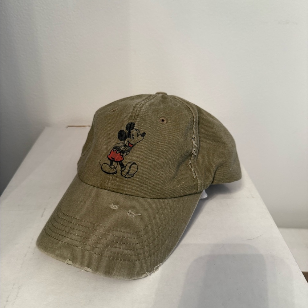 Disney Green Mickey Mouse Vintage Hat